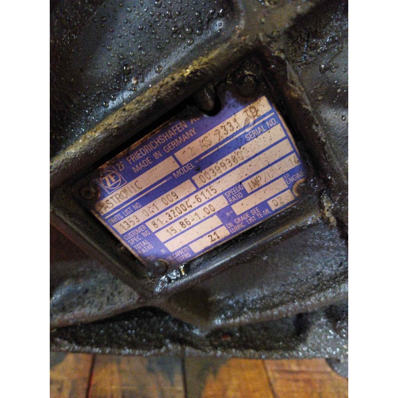 Recambio de caja cambios para man tg - a 18.xxx 12.4 diesel referencia OEM IAM 12AS2331TD 1353041009 81320046115