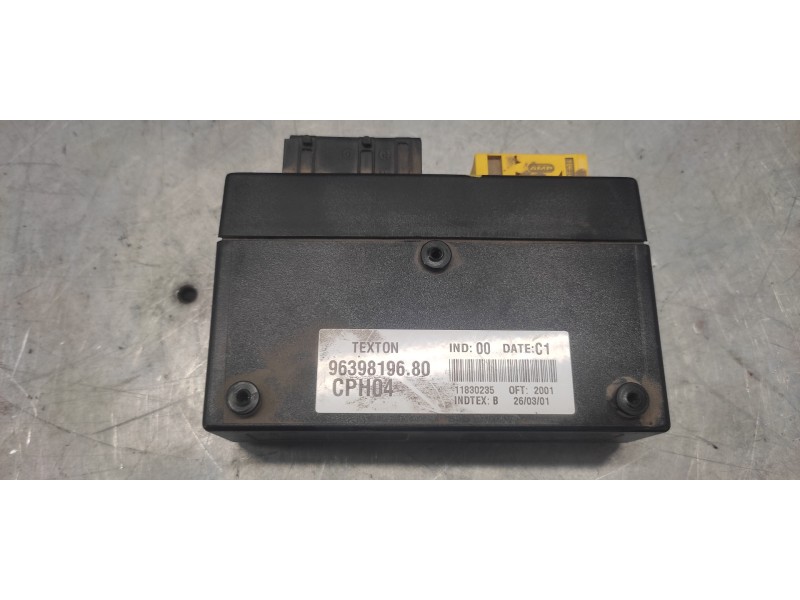 Recambio de modulo electronico para fiat scudo (222) 2.0 jtd familiar (5 asientos) referencia OEM IAM 9639819680  