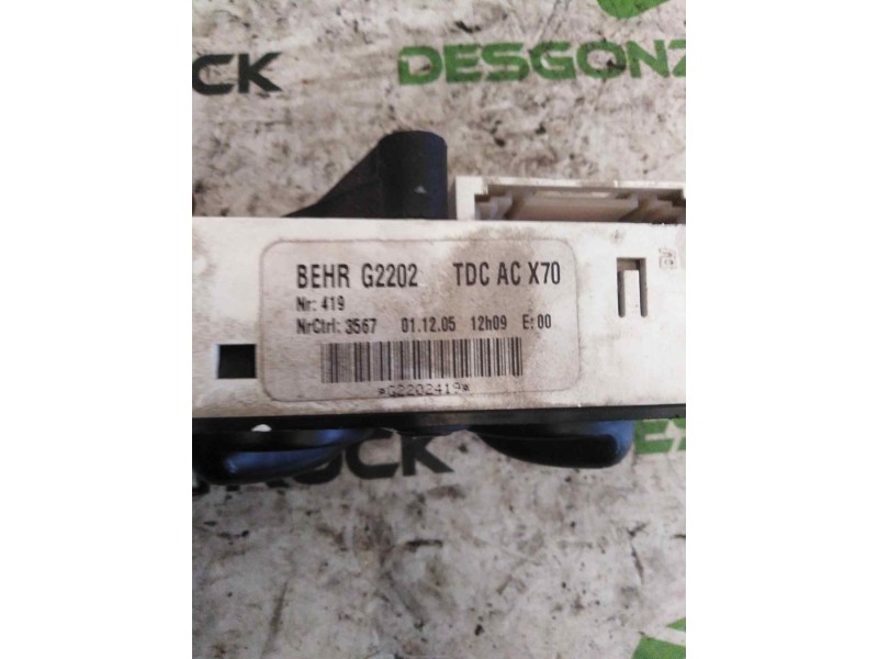 Recambio de mando calefaccion / aire acondicionado para renault mascott 3.0 diesel referencia OEM IAM G2202 TDCACX70 G2202419