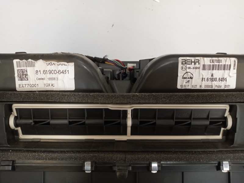 Recambio de calefaccion entera normal para man tgx 18.xxx 12.4 diesel referencia OEM IAM 81619006451  