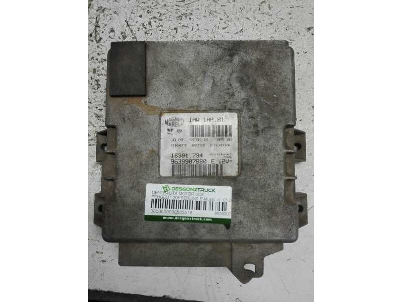 Recambio de centralita motor uce para peugeot 206 berlina e-music referencia OEM IAM 9639907880E IAW1AP81 