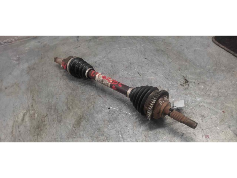 Recambio de transmision delantera izquierda para peugeot 206 berlina xn referencia OEM IAM  23CM MANGUETA 24CM CAMBIO