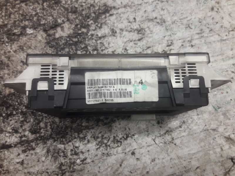 Recambio de pantalla multifuncion para nissan almera (n16/e) acenta referencia OEM IAM 28090BU701A 216776529A 