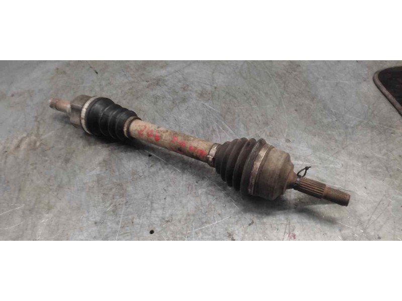 Recambio de transmision delantera izquierda para peugeot 206 berlina xn referencia OEM IAM  23CM MANGUETA 26CM CAMBIO