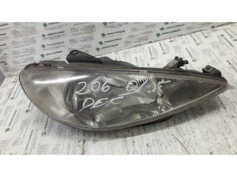 Recambio de faro derecho para peugeot 206 berlina xn referencia OEM IAM   