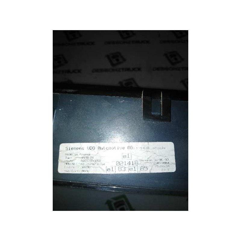 Recambio de cuadro instrumentos para man tg - a 18.xxx fg / bb   (e3/e4) xl referencia OEM IAM 81272026154  