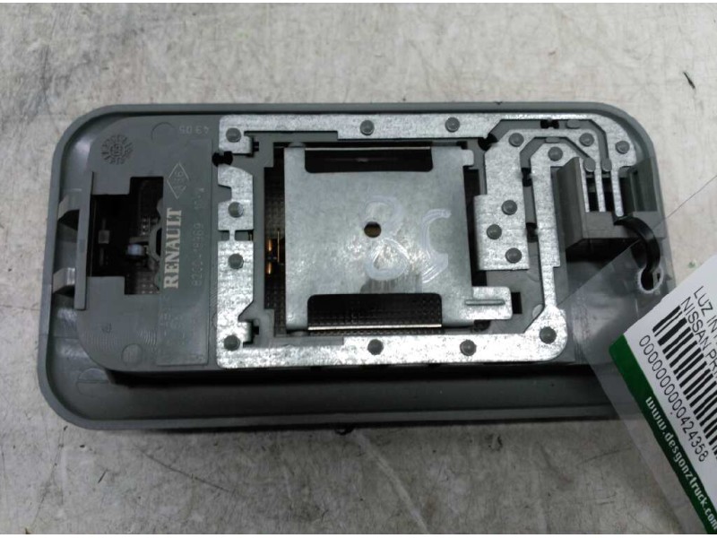 Recambio de luz interior para nissan primastar (x83) caja cerrada batalla corta 2,7t referencia OEM IAM 8200418969 08896801 