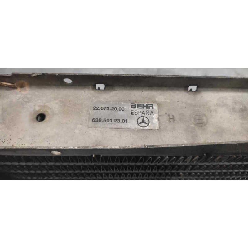 Recambio de intercooler para mercedes-benz vito (w638) combi 110 d euro 2 (638.174) referencia OEM IAM 6385012301  