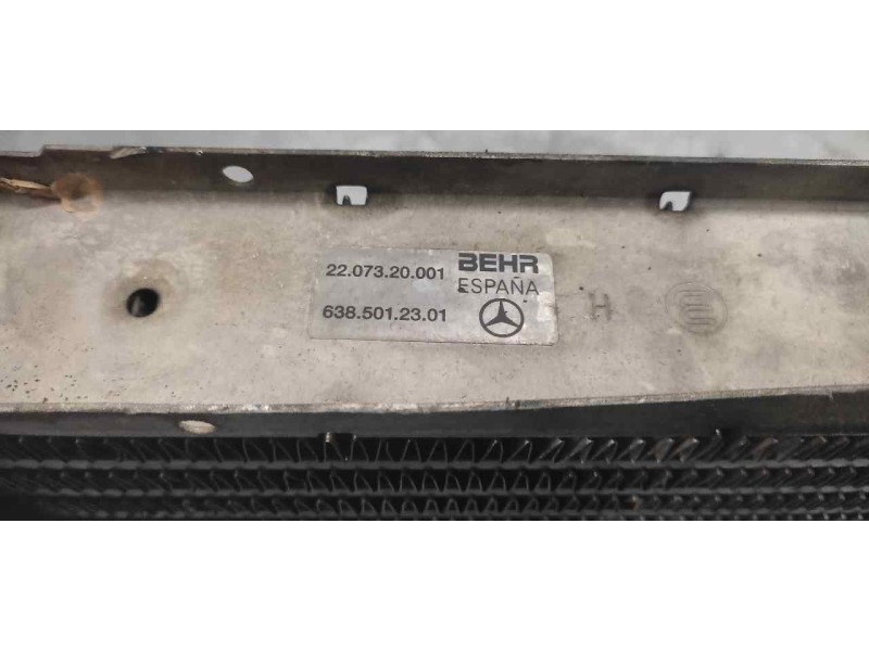 Recambio de intercooler para mercedes-benz vito (w638) combi 110 d euro 2 (638.174) referencia OEM IAM 6385012301  