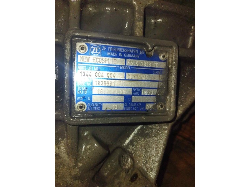 Recambio de caja cambios para daf serie xf105.xxx fsa 4x2 space-cab referencia OEM IAM 16S2323TD 1344004004 1639981