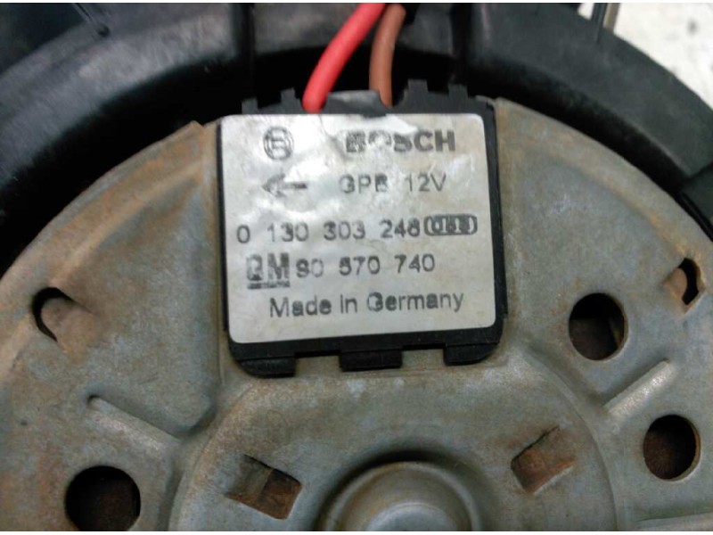 Recambio de electroventilador para opel zafira a blue line referencia OEM IAM 90570740 0130303248 BOSCH