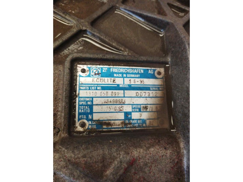 Recambio de caja cambios para iveco trucks autobus .... referencia OEM IAM S685 1310050099 98490944