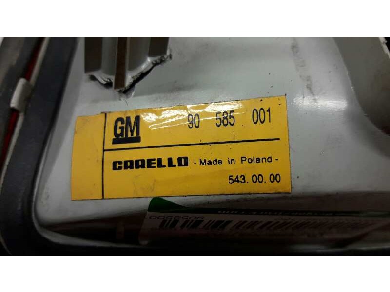 Recambio de piloto trasero derecho para opel vectra b berlina básico (1999) referencia OEM IAM 90585001  