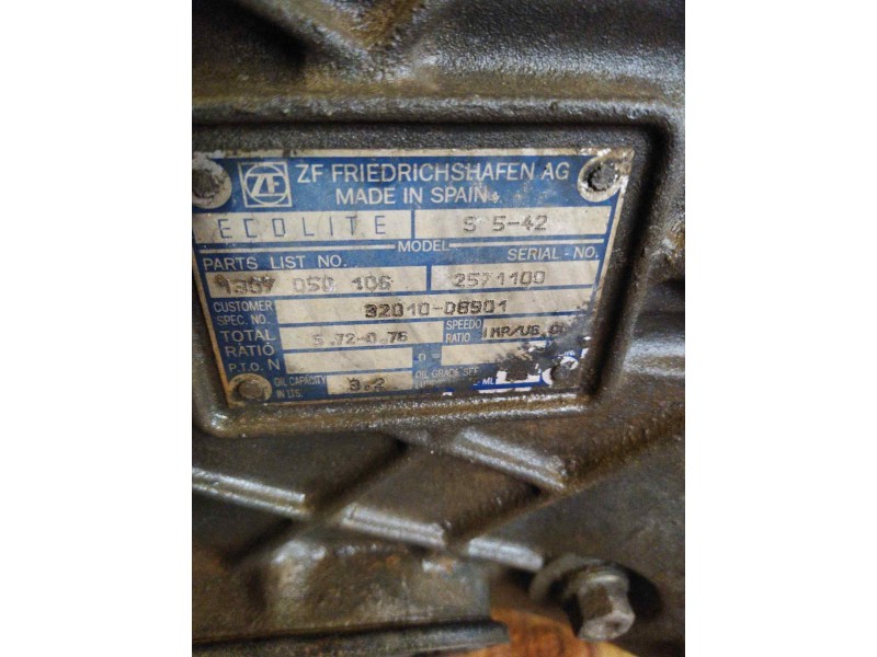 Recambio de caja cambios para nissan trucks atleon 140 referencia OEM IAM S542 1307050106 32010-D8901