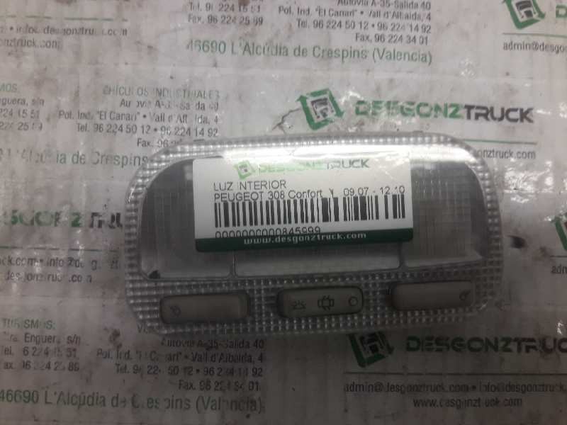 Recambio de luz interior para peugeot 308 confort referencia OEM IAM  DELANTERA 9 PINS