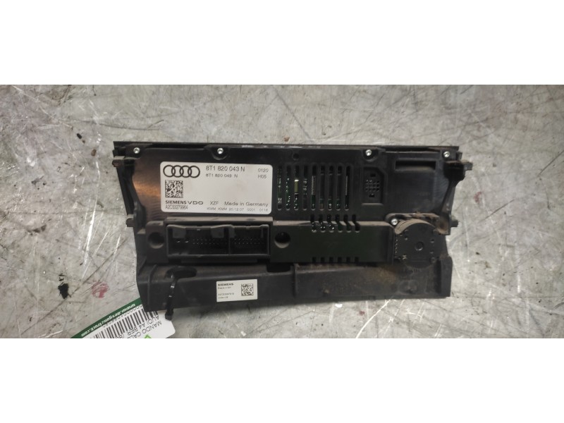 Recambio de mando calefaccion / aire acondicionado para audi a4 ber. (b8) básico referencia OEM IAM 8T1820043N  