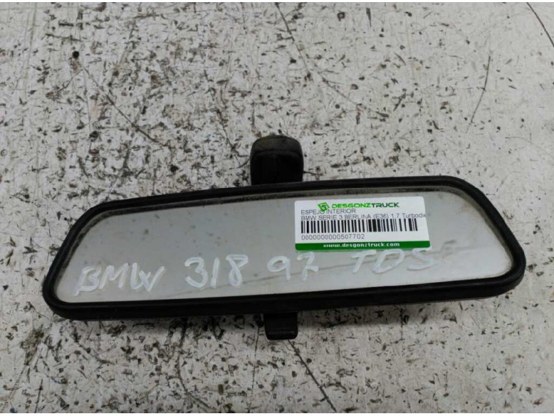 Recambio de espejo interior para bmw serie 3 berlina (e36) 1.7 turbodiesel cat referencia OEM IAM   