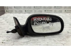 Recambio de retrovisor derecho para hyundai accent (x3) 1,5 gls referencia OEM IAM  MANUAL NEGRO
