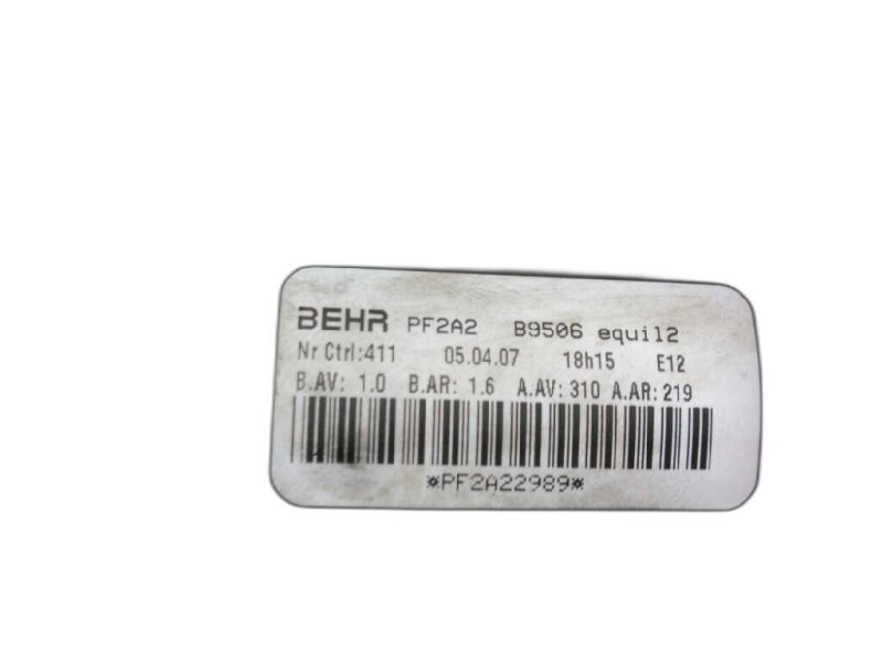 Recambio de ventilador calefaccion para peugeot 307 break/sw (s2) sw d-sign referencia OEM IAM   