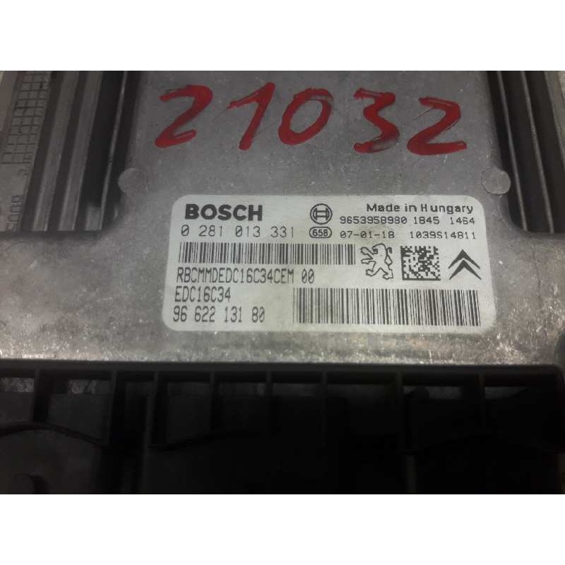 Recambio de centralita motor uce para peugeot 307 break/sw (s2) sw referencia OEM IAM 9662213180 0281013331 9653958980