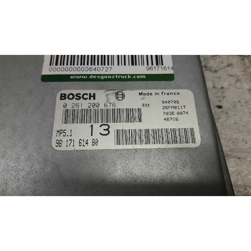 Recambio de centralita motor uce para peugeot 306 berlina 3/5 puertas (s1) graffic referencia OEM IAM 9617161480  