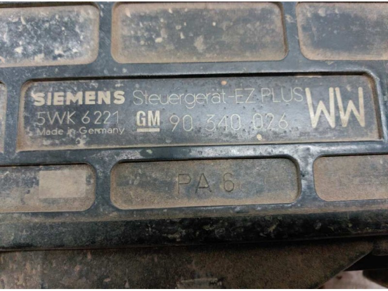 Recambio de centralita motor uce para opel kadett e gl berlina referencia OEM IAM   