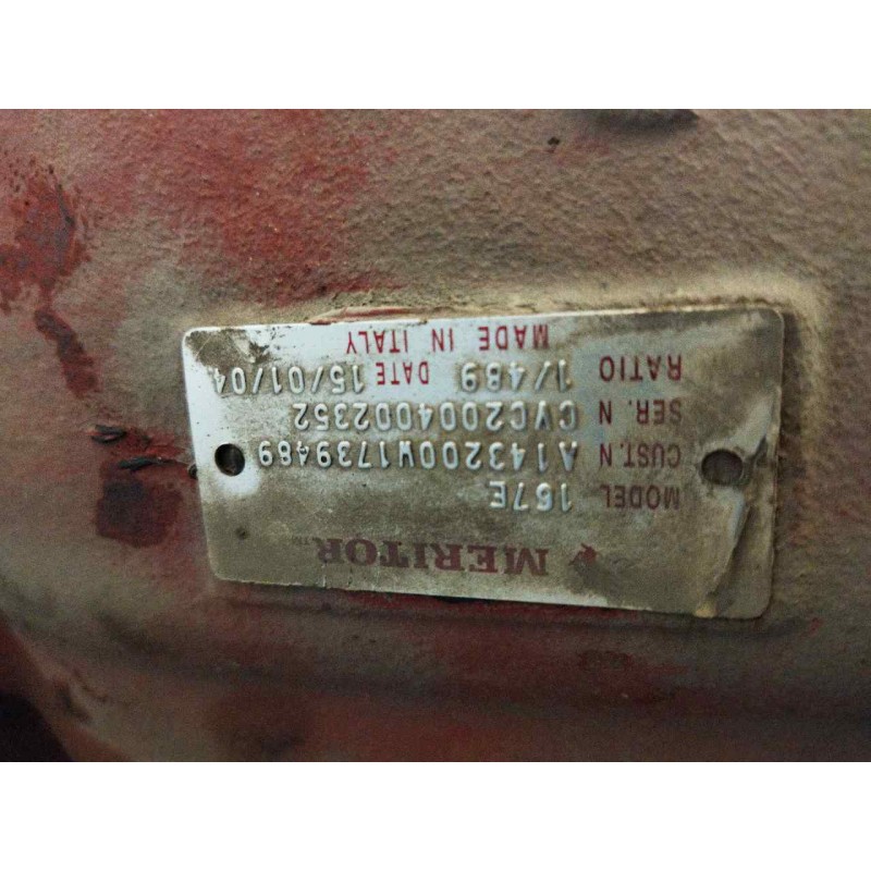 Recambio de grupo para iveco trucks autobus 391e.15.38 referencia OEM IAM 167E CVC2004002352 RATIO:1/489/44X9