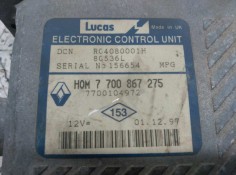 Recambio de centralita motor uce para renault megane i berlina hatchback (ba0) 1.9 turbodiesel referencia OEM IAM 7700867275   2