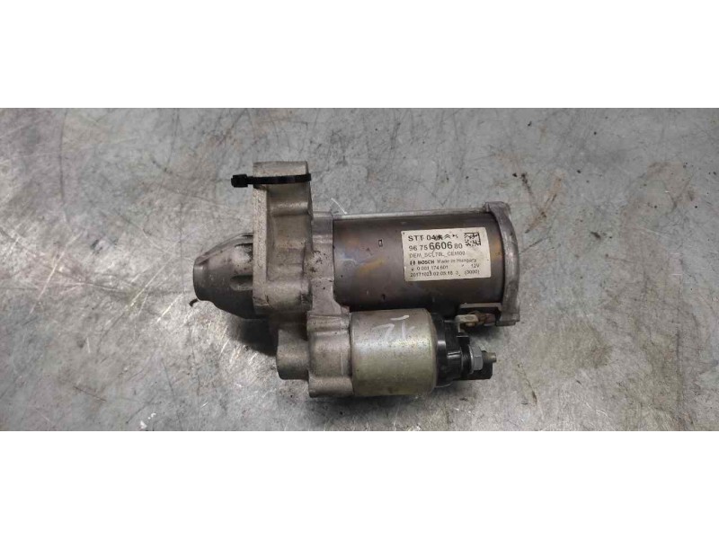 Recambio de motor arranque para opel grandland x excellence referencia OEM IAM 9675660680 0001174601 12 DIENTES