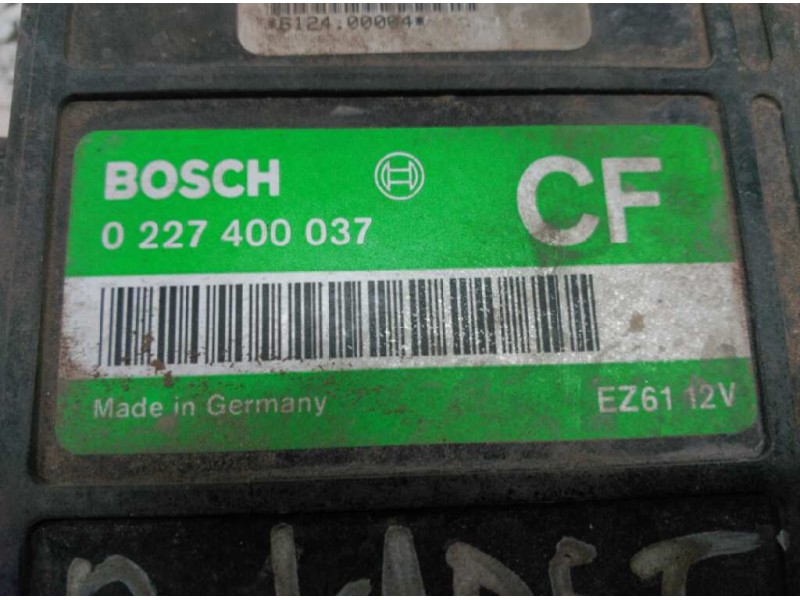 Recambio de centralita motor uce para opel kadett e 1.8 referencia OEM IAM 0227400037  