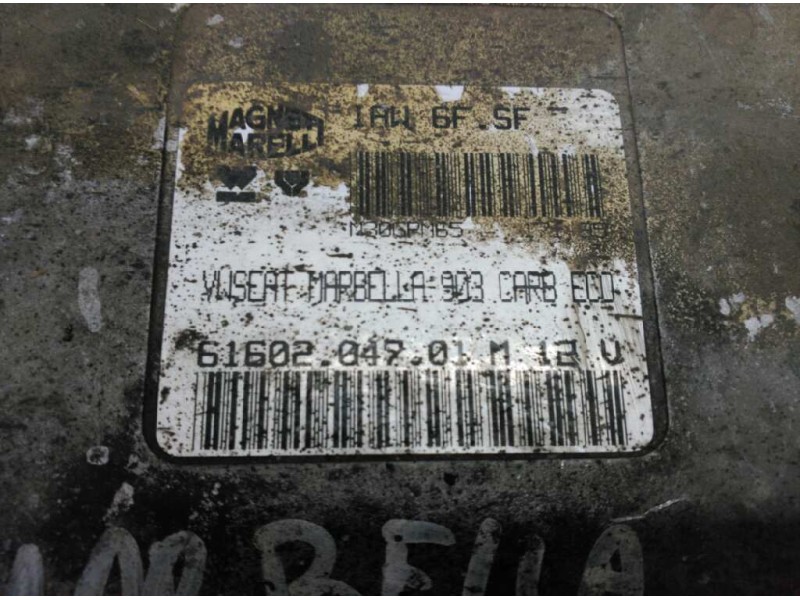 Recambio de centralita motor uce para seat marbella ce referencia OEM IAM 1AW6FSF 6160204901M12U 