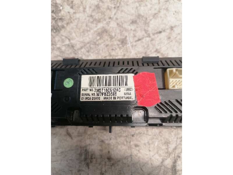 Recambio de mando climatizador para ford focus c-max (cap) ambiente (d) referencia OEM IAM 7M5T18C612AC  