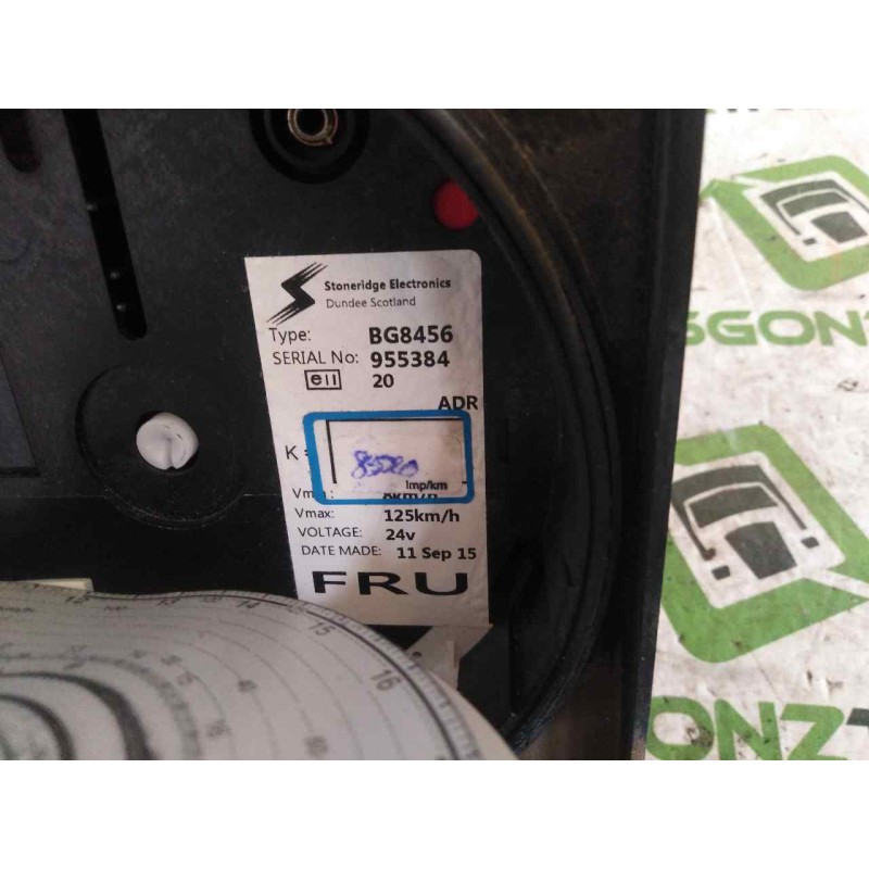 Recambio de tacografo para renault hd 340.18 / 26 premium e2 9.8 diesel referencia OEM IAM BG8456 955384 