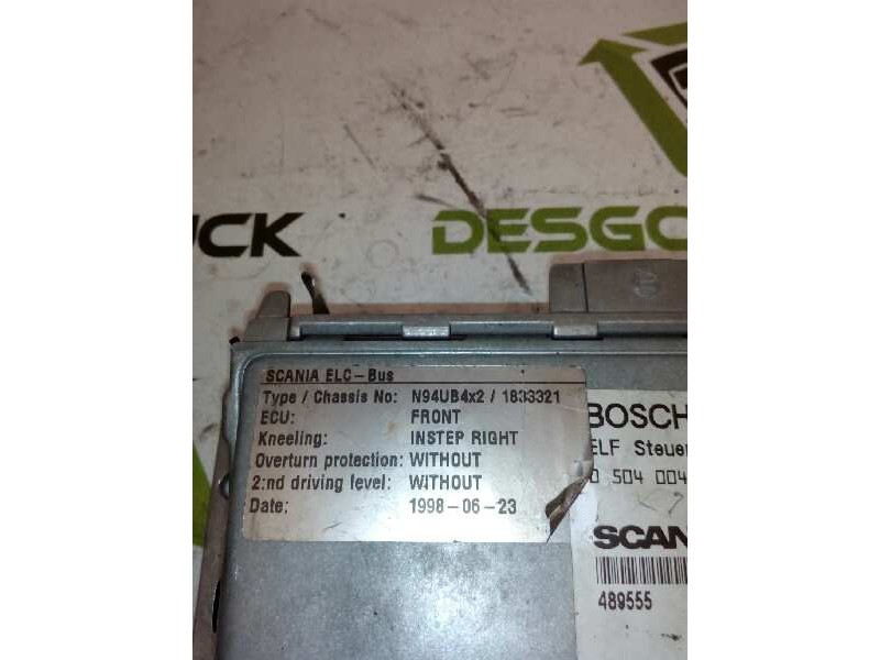 Recambio de modulo electronico para scania trucks serie 4 bus ... referencia OEM IAM 0504004109 489555 N94UB4X2