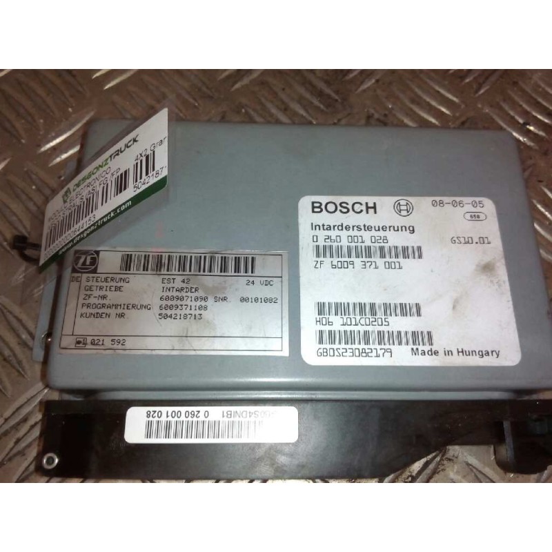 Recambio de modulo electronico para iveco stralis (as) fg /fp  4x2 gran espacio referencia OEM IAM 504218713 0260001028 CENTRALI