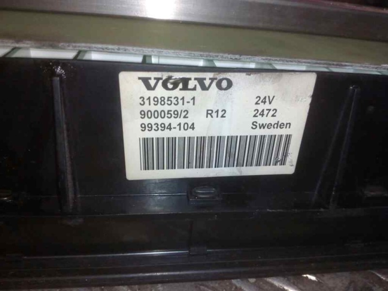 Recambio de cuadro instrumentos para volvo fm 12 2002  fsa  xlow 4x2 largo, bajo referencia OEM IAM 3198531  