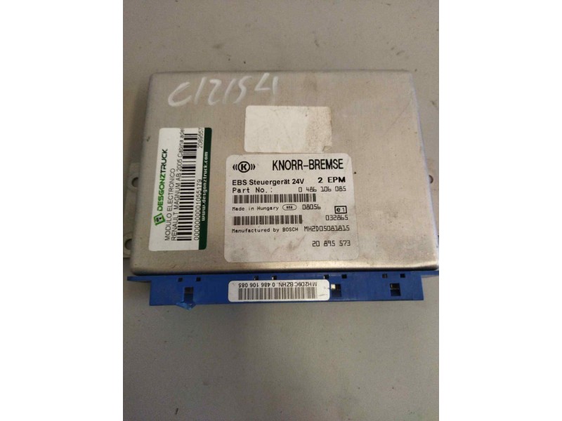 Recambio de modulo electronico para renault magnum ab 2005 cabina adel.tractor semirr. gv  4x2 4xx.18 gran espacio referencia OE