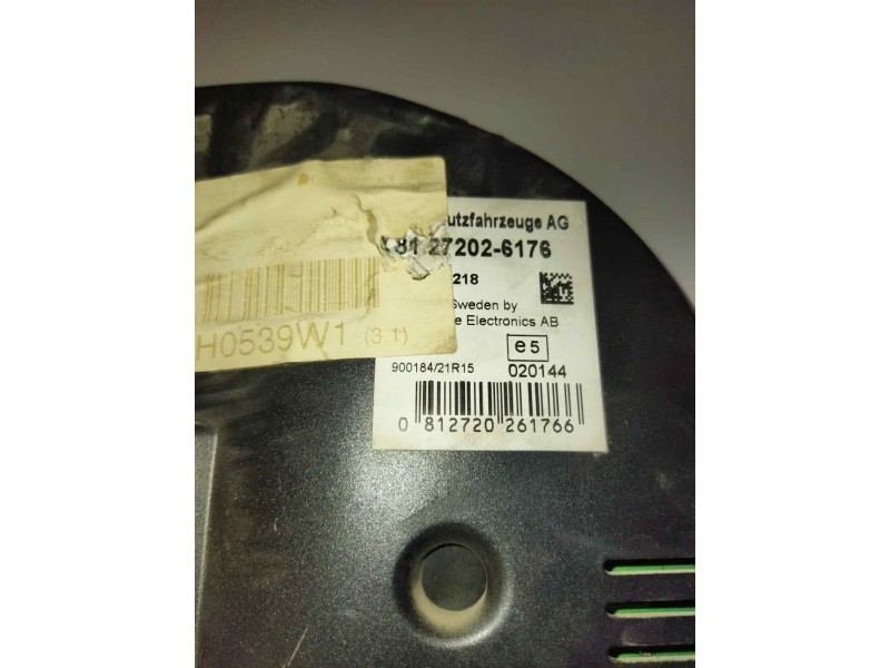 Recambio de cuadro instrumentos para man tg - a 18.xxx 12.4 diesel referencia OEM IAM 81272026176  