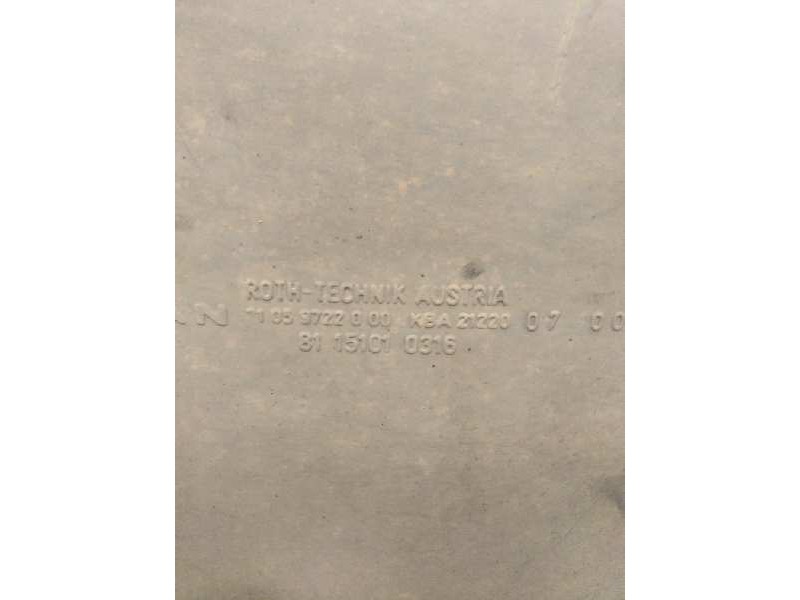 Recambio de silenciador trasero para man f 2000 19.xxx 12.0 diesel referencia OEM IAM 81151010316  