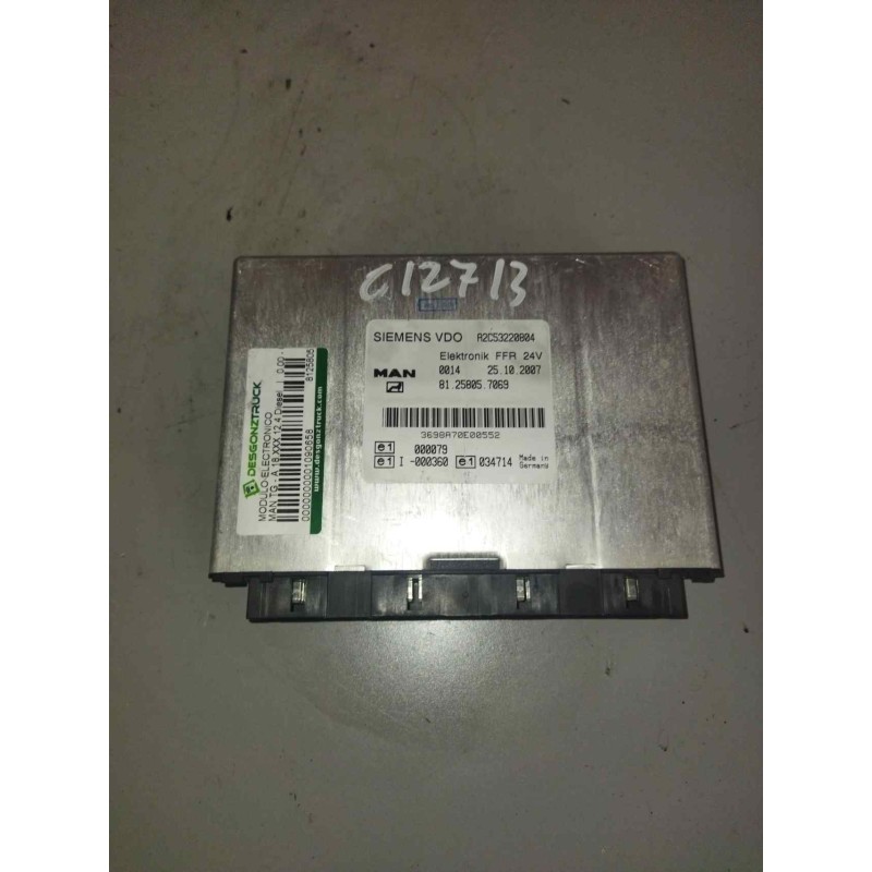 Recambio de modulo electronico para man tg - a 18.xxx 12.4 diesel referencia OEM IAM 81258057069  CENTRALITA FFR