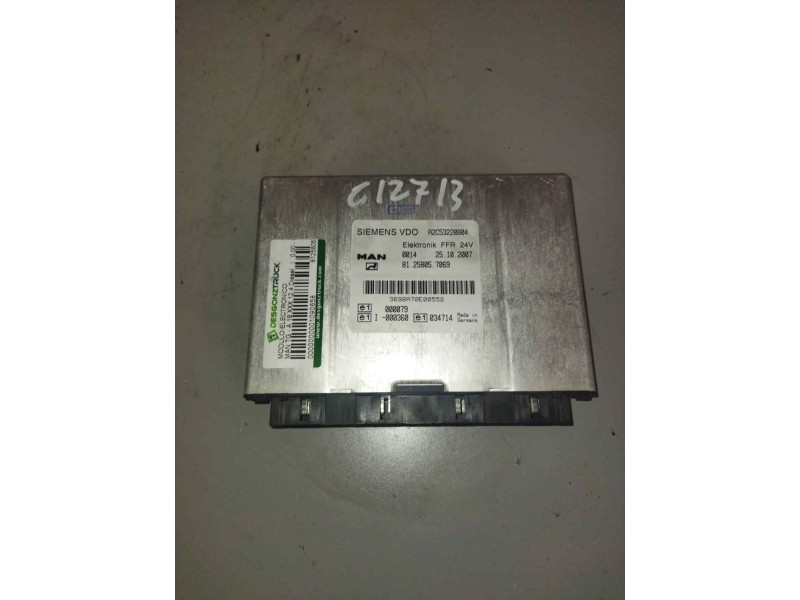 Recambio de modulo electronico para man tg - a 18.xxx 12.4 diesel referencia OEM IAM 81258057069  CENTRALITA FFR