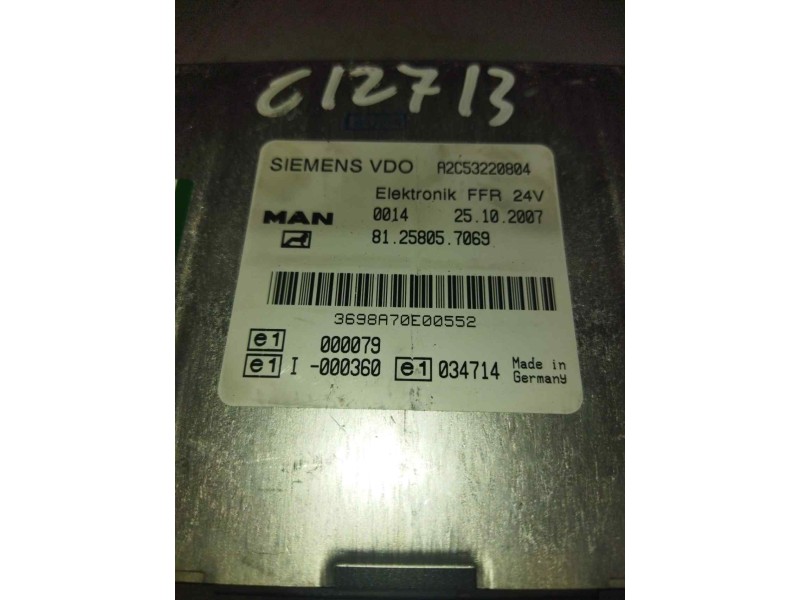 Recambio de modulo electronico para man tg - a 18.xxx 12.4 diesel referencia OEM IAM 81258057069  CENTRALITA FFR
