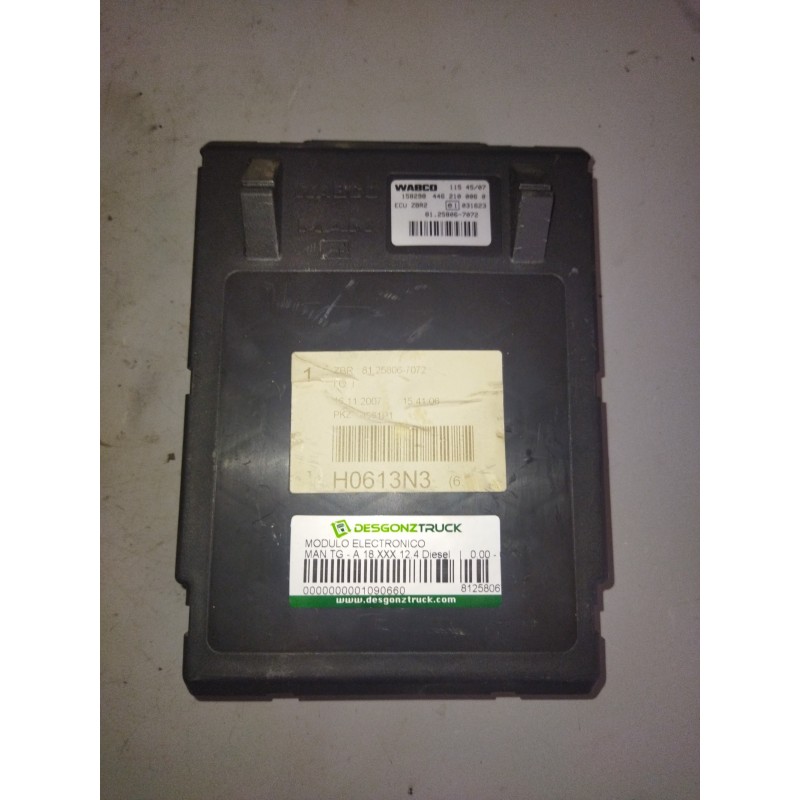 Recambio de modulo electronico para man tg - a 18.xxx 12.4 diesel referencia OEM IAM 81258067072 4462100060 CENTRALITA ECU