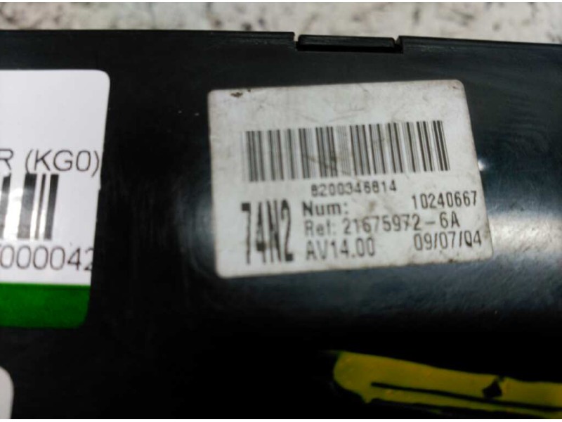 Recambio de caja reles / fusibles para renault laguna ii grandtour (kg0) referencia OEM IAM 8200004201E 8200447435 