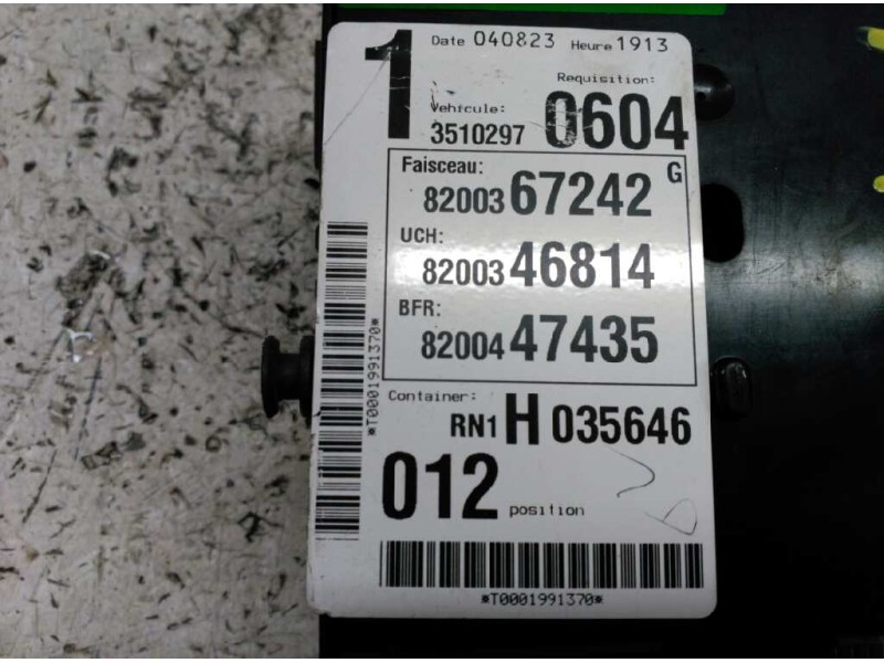 Recambio de caja reles / fusibles para renault laguna ii grandtour (kg0) referencia OEM IAM 8200004201E 8200447435 
