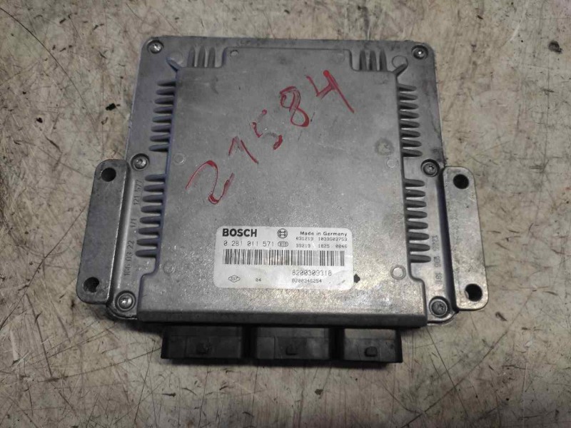 Recambio de centralita motor uce para renault laguna ii (bg0) referencia OEM IAM 0281011571 8200309318 8200346354
