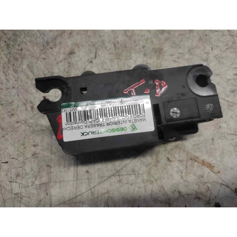 Recambio de maneta interior trasera derecha para ford focus c-max (cap) connection referencia OEM IAM 3M51R22600BB  