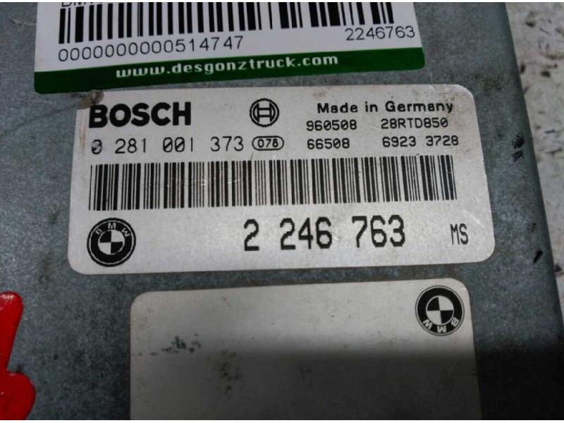 Recambio de centralita motor uce para bmw serie 5 berlina (e39) referencia OEM IAM 2246763 0281001373 