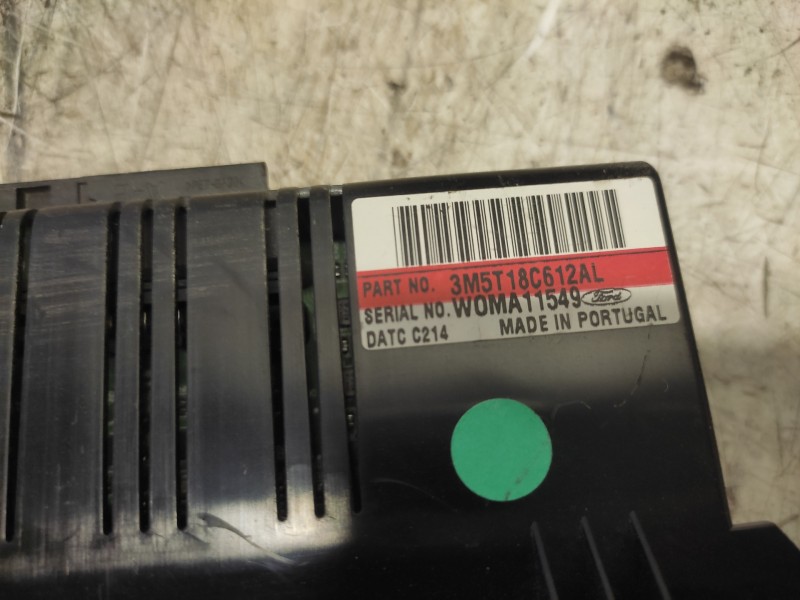 Recambio de mando climatizador para ford focus c-max (cap) ambiente (d) referencia OEM IAM 3M5T18C612AL  