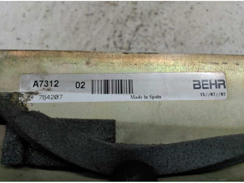 Recambio de evaporador aire acondicionado para opel zafira a blue line referencia OEM IAM 09201234  